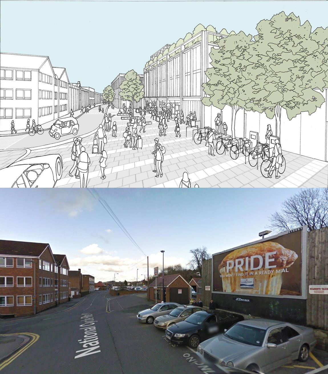 visual conceptchesham station prepared for Chesham Masterplan